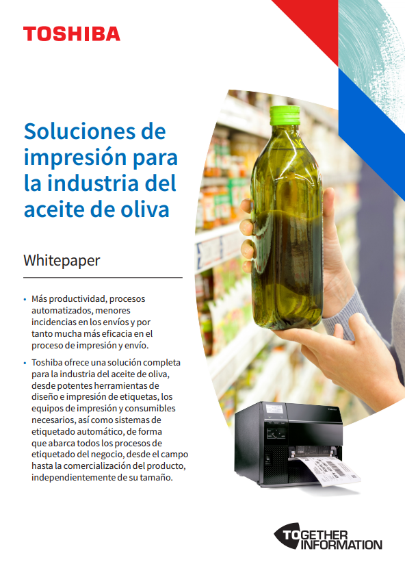 Soluciones de impresión para la industria del aceite de oliva
