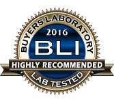 Certificado de Altamente Recomendado otorgado por el laboratorio independiente BLI